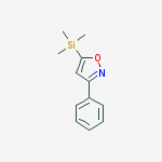Isoxazole, 3-phenyl-5-(trimethylsilyl)- molecular structure