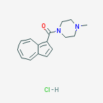 1-(azulen-1-ylcarbonyl)-4-methylpiperazine hydrochloride