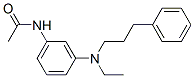 N-[3-[ethyl(3-phenylpropyl)amino]phenyl]acetamide