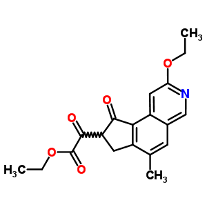 ethyl (2-ethoxy-6-methyl-9-oxo-8,9-dihydro-7H-cyclopenta[f]isoquinolin-8-yl)(oxo)acetate molecular structure