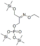 Phosphoric acid, 2-(ethoxyimino)-3-[(trimethylsilyl)oxy]propyl bis(tri methylsilyl) ester, (Z)- molecular structure