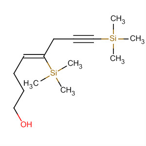 4-Octen-7-yn-1-ol, 5,8-bis(trimethylsilyl)-, (4Z)- molecular structure