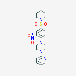 1-(2-nitro-4-piperidin-1-ylsulfonylphenyl)-4-pyridin-2-ylpiperazine
