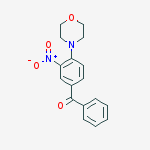 Methanone, [4-(4-morpholinyl)-3-nitrophenyl]phenyl- molecular structure