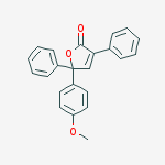 2(5H)-Furanone, 5-(4-methoxyphenyl)-3,5-diphenyl-