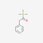 Silane, trimethyl(phenylacetyl)- molecular structure