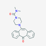 N,n-dimethyl-4-(11-oxodibenzo[2,1-b:2',1'-f][7]annulen-5-yl)piperazine-1-carboxamide
