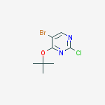 Pyrimidine, 5-bromo-2-chloro-4-(1,1-dimethylethoxy)-