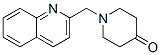 1-((Quinolin-2-yl)methyl)piperidin-4-one molecular structure