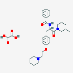 Nalpha-benzoyl-O-[2-(piperidin-1-yl)ethyl]-N,N-dipropyltyrosinamide ethanedioate (1:1)