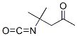 2-PENTANONE,4-ISOCYANATO-4-METHYL- molecular structure