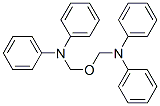 N,N-[oxybis(methylene)]bis[N-phenylaniline] molecular structure