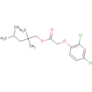 Acetic acid, (2,4-dichlorophenoxy)-, 2,2,4-trimethylpentyl ester molecular structure