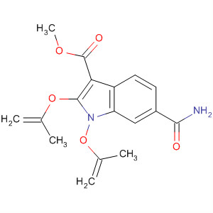1H-Indole-3-carboxylic acid, 6-(aminocarbonyl)-1,2-bis(2-propenyloxy)-,methyl ester