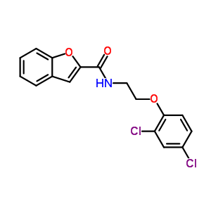 N-[2-(2,4-DICHLOROPHENOXY)ETHYL]BENZOFURAN-2-CARBOXAMIDE