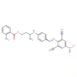 1,3-Benzenedicarbonitrile,2-[[4-[[2-[(2-aminobenzoyl)oxy]ethyl]ethylamino]phenyl]azo]-5-nitro-