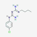 1-{amino[(4-chlorophenyl)amino]methylidene}-2-butylguanidine molecular structure