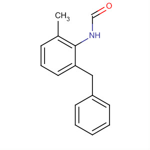 Formamide, N-[2-methyl-6-(phenylmethyl)phenyl]- molecular structure