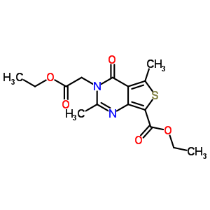 ethyl 3-(2-ethoxy-2-oxoethyl)-2,5-dimethyl-4-oxo-3,4-dihydrothieno[3,4-d]pyrimidine-7-carboxylate