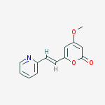 4-methoxy-6-[(e)-2-pyridin-2-ylethenyl]pyran-2-one