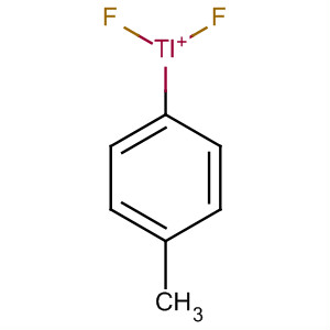 Thallium, difluoro(4-methylphenyl)- molecular structure