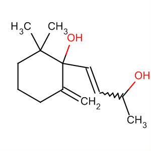 Cyclohexanol, 1-(3-hydroxy-1-butenyl)-2,2-dimethyl-6-methylene- molecular structure