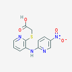 ({3-[(5-nitropyridin-2-yl)amino]pyridin-2-yl}sulfanyl)acetic acid