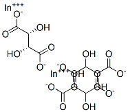 [R-(R*,R*)]-tartaric acid, indium(3+) salt molecular structure