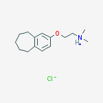N,N-dimethyl-2-(6,7,8,9-tetrahydro-5H-benzo[7]annulen-2-yloxy)ethanaminium chloride