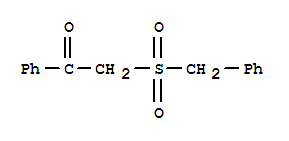 2-(benzylsulfonyl)-1-phenylethanone molecular structure