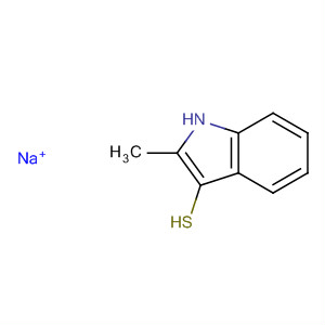 1H-Indole-3-thiol, 2-methyl-, monosodium salt