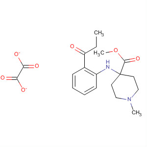4-Piperidinecarboxylic acid, 1-methyl-4-[(1-oxopropyl)phenylamino]-,methyl ester, ethanedioate (1:1)