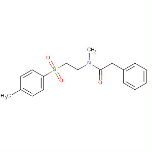 Benzeneacetamide, N-methyl-N-[2-[(4-methylphenyl)sulfonyl]ethyl]- molecular structure
