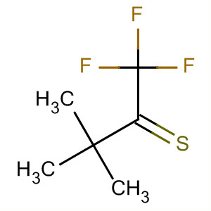 2-Butanethione, 1,1,1-trifluoro-3,3-dimethyl- molecular structure