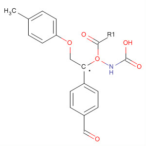 Carbamic acid, [2-(4-methylphenoxy)ethyl]-, 4-formylphenyl ester molecular structure