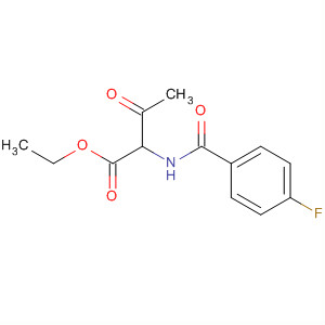 Butanoic acid, 2-[(4-fluorobenzoyl)amino]-3-oxo-, ethyl ester molecular structure