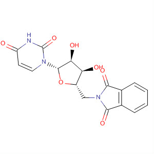 Uridine, 5'-deoxy-5'-(1,3-dihydro-1,3-dioxo-2H-isoindol-2-yl)- molecular structure