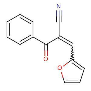 Benzenepropanenitrile, a-(2-furanylmethylene)-b-oxo- molecular structure