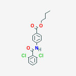 BUTYL 4-[(2,6-DICHLOROBENZOYL)AMINO]BENZOATE