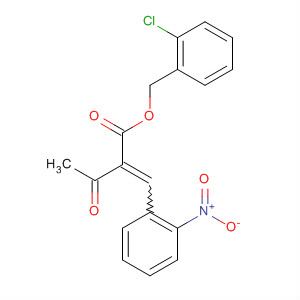 Butanoic acid, 2-[(2-nitrophenyl)methylene]-3-oxo-,(2-chlorophenyl)methyl ester molecular structure