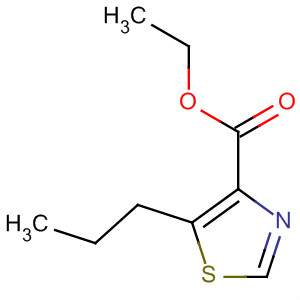4-Thiazolecarboxylic acid, 5-propyl-, ethyl ester molecular structure