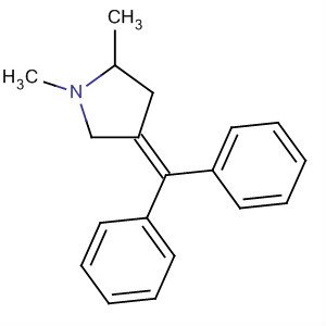 Pyrrolidine, 4-(diphenylmethylene)-1,2-dimethyl- molecular structure