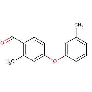 Benzaldehyde, 2-methyl-4-(3-methylphenoxy)- molecular structure