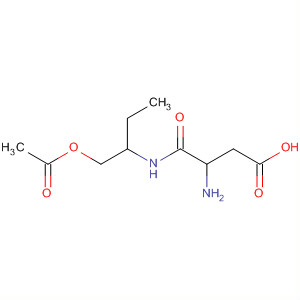 Butanoic acid, 4-[[1-[(acetyloxy)methyl]propyl]amino]-3-amino-4-oxo- molecular structure