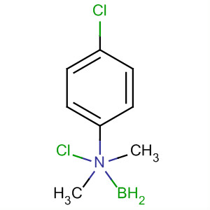 Boranamine, 1-chloro-1-(4-chlorophenyl)-N,N-dimethyl- molecular structure