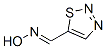 1,2,3-thiadiazole-5-carboxaldoxime molecular structure