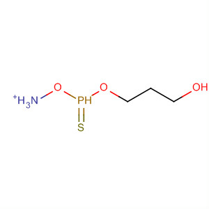 Phosphonothioic acid, O-(3-hydroxypropyl) ester, monoammonium salt molecular structure