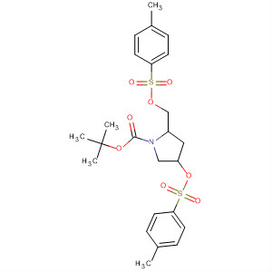 1-Pyrrolidinecarboxylic acid,4-[[(4-methylphenyl)sulfonyl]oxy]-2-[[[(4-methylphenyl)sulfonyl]oxy]methyl]-, 1,1-dimethylethyl ester, (2S,4R)-