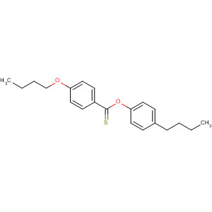 Benzenecarbothioic acid, 4-butoxy-, S-(4-butylphenyl) ester molecular structure