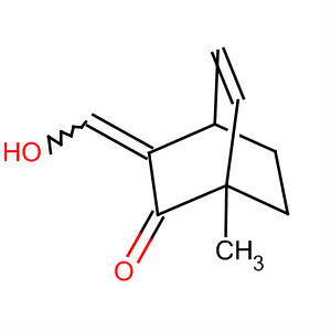 Bicyclo[2.2.2]oct-5-en-2-one, 3-(hydroxymethylene)-1-methyl- molecular structure